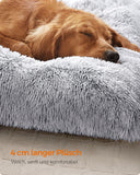 NEU Hundebett mit weicher Polsterung 140 x 100 cm hellgrau