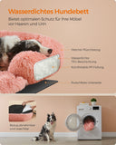 NEU Hundebett Plüsch XL 110x95cm