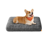 NEU Hundebett 95 x 60 cm Polsterung schiefergrau