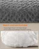 NEU Hundebett 95 x 60 cm Polsterung schiefergrau