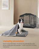 NEU Hundebett XL 110x73cm schiefergrau