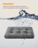 NEU Hundebett XL 110x73cm schiefergrau