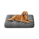 NEU Hundebett XXL 122 x 74 cm mit Polsterung schiefergrau