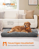 NEU Hundebett XXL 122 x 74 cm mit Polsterung schiefergrau