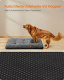 NEU Hundebett XXL 122 x 74 cm mit Polsterung schiefergrau