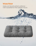 NEU Hundebett XXL 122 x 74 cm mit Polsterung schiefergrau