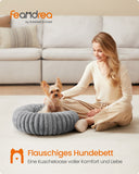 NEU Hundebett 50 cm rund waschbar taubengrau