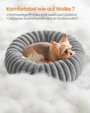NEU Hundebett 50 cm rund waschbar taubengrau