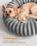 NEU Hundebett 50 cm rund waschbar taubengrau