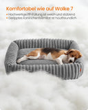 NEU Hundekörbchen orthopädisch 91 x 68 x 18 cm taubengrau