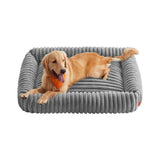 NEU Hundekörbchen orthopädisch 120 x 85 x 23 cm taubengrau
