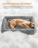 NEU Hundekörbchen orthopädisch 120 x 85 x 23 cm taubengrau