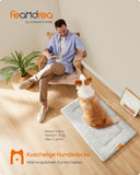 NEU Hundedecke 105 x 70 cm maschinenwaschbar hellgrau