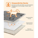 Neu Hundedecke wasserdicht Grau