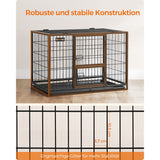 NEU Hundekäfig hochbelastbar und transportabel schwarz