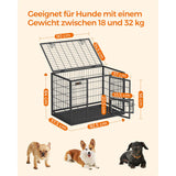 NEU Hundekäfig hochbelastbar und transportabel schwarz