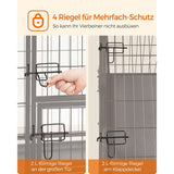 NEU Hundekäfig hochbelastbar und transportabel schwarz