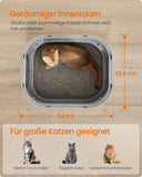 NEU Katzenklo XXL Deckel ausziehbares Tablett
