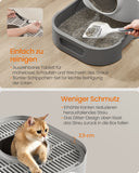 NEU Katzenklo XXL Deckel ausziehbares Tablett