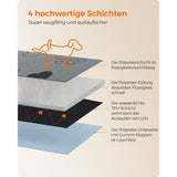 Neu 2er-Set Trainingsunterlagen waschbar 91 x 86 cm Grau