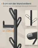 NEU 2er-Set Wandgarderobe 13 x 19 x 41 cm tintenschwarz
