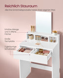 NEU Schminktisch Spiegel Schubladen rosa