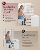 NEU Schminktisch mit Spiegel und LED-Beleuchtung