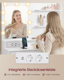 NEU Schminktisch mit Spiegel und LED-Beleuchtung