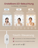 NEU Schminktisch mit Spiegel und LED-Beleuchtung