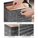 NEU 6er Set Aufbewahrungsbox 26cm schwarz