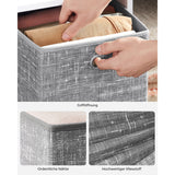 Neu 6er-Set Aufbewahrungsbox Grau meliert