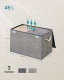 NEU 3er Set Aufbewahrungsbox Deckel taubengrau