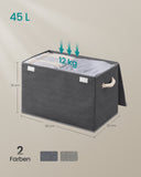 NEU 3er Set Aufbewahrungsbox mit Deckel schiefergrau