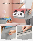 NEU 3er-Set Aufbewahrungsboxen Panda- Bär- Schwein- Motive grau