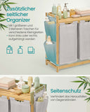 NEU Wäschekorb 2 Fächer 2 x 50 L rauchgrau