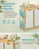 NEU Wäschekorb 2 Fächer 2 x 50 L 63 x 33 x 78 cm cremeweiß