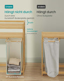 NEU Wäschekorb mit mehreren Fächern und Ablagen