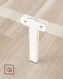 NEU Einzelbettgestell aus Metall 90 x 190 cm Weiß