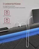 NEU Doppelbettgestell 160 x 200 cm mit LED und 4 Schubladen