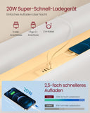 NEU Bettgestell 140x200cm LED schwebend weiß
