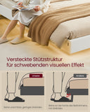 NEU Bettgestell 140x200cm LED schwebend weiß