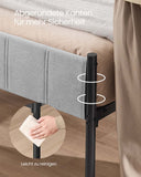 NEU Bettgestell 140 x 200 cm mit Latten grau