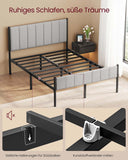 NEU Bettgestell 140 x 200 cm mit Latten grau