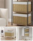 NEU Wäschekorb Rattan 90 L Deckel natur