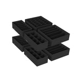 Neu 8er-Set Aufbewahrungsboxen für Unterwäsche Grau