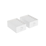 NEU 2er Set Kleiderschrank-Organizer mit 6 Fächern faltbar