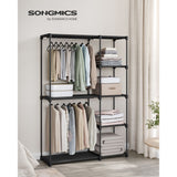 NEU Kleiderschrank faltbar 112 cm schwarz