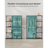 NEU Kleiderschrank faltbar 112 cm schwarz