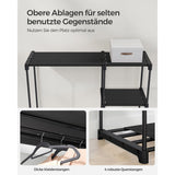 NEU Kleiderschrank faltbar 112 cm schwarz