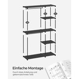 NEU Kleiderschrank faltbar 112 cm schwarz